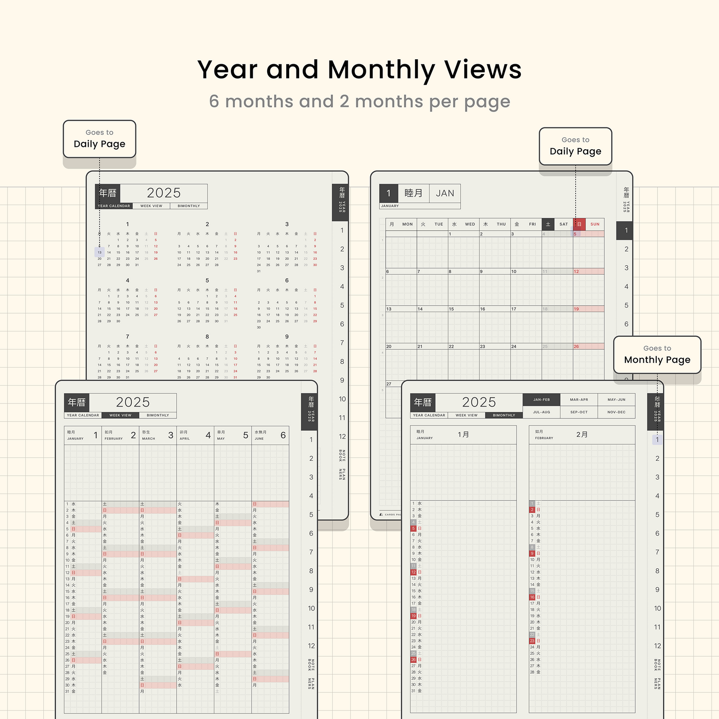 2025 Hobonichi Digital Planner - Cards Palace