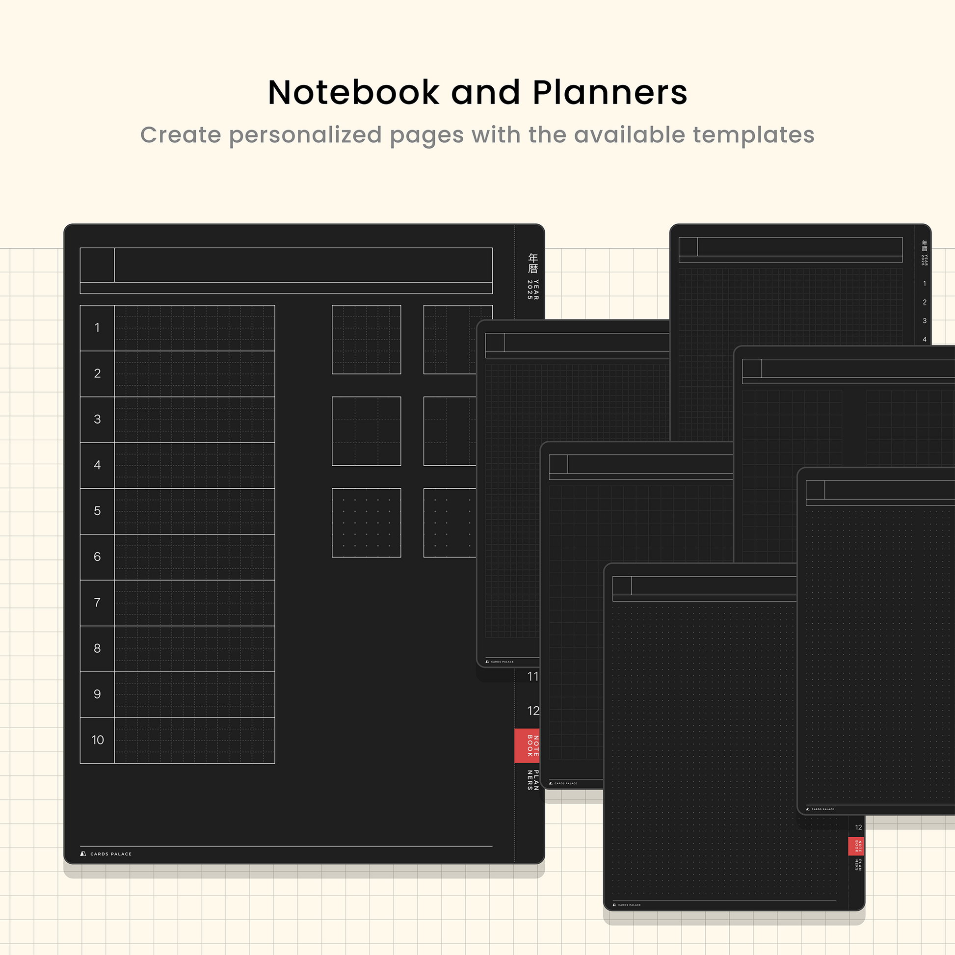 2025 Hobonichi Digital Planner (Dark Mode) - Cards Palace