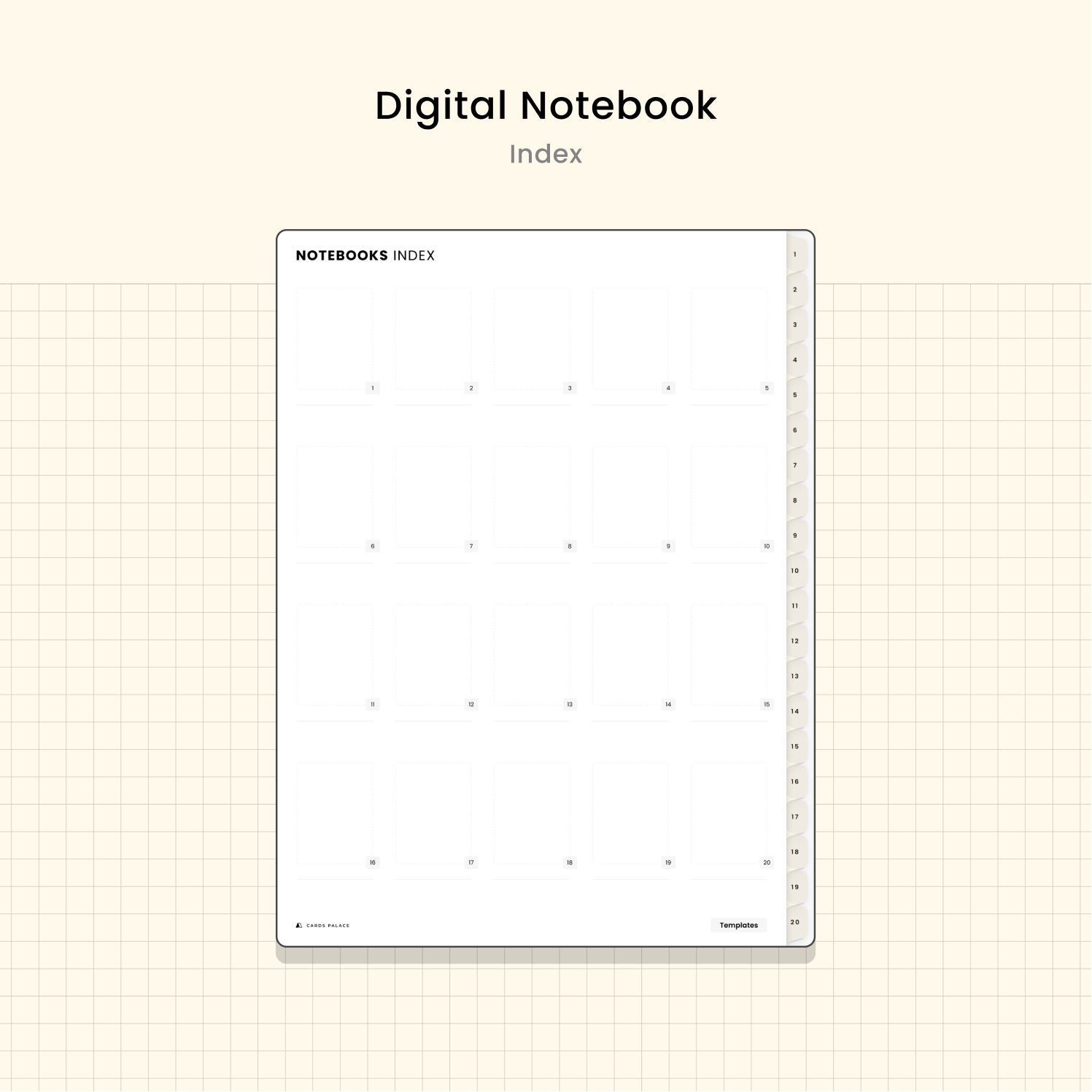 Free Digital Goodnotes Notebook (Trial Version) - Cards Palace