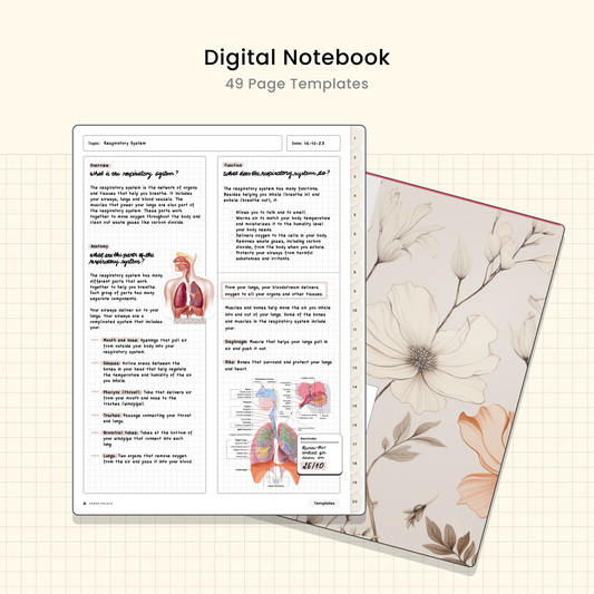 Digital Goodnotes Notebooks - 6 Colors and Dark Mode - Cards Palace