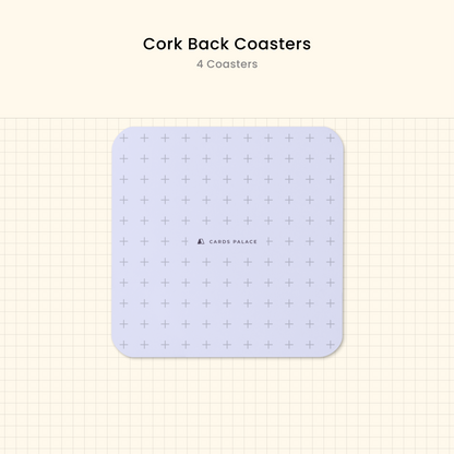 Cork-back coaster - Cards Palace