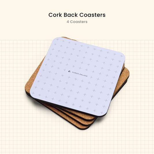 Cork-back coaster - Cards Palace