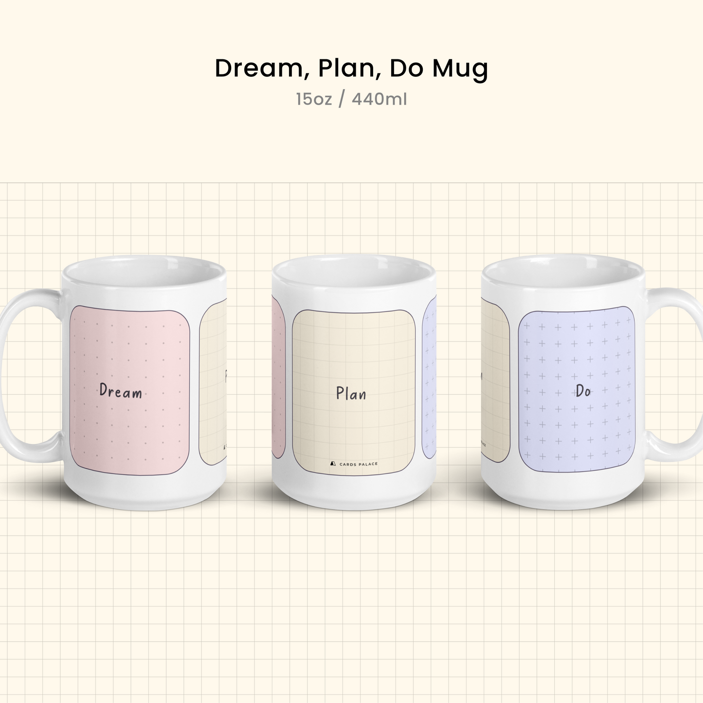 Dream, Plan, Do Mug - Cards Palace