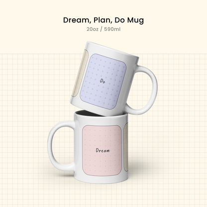 Dream, Plan, Do Mug - Cards Palace