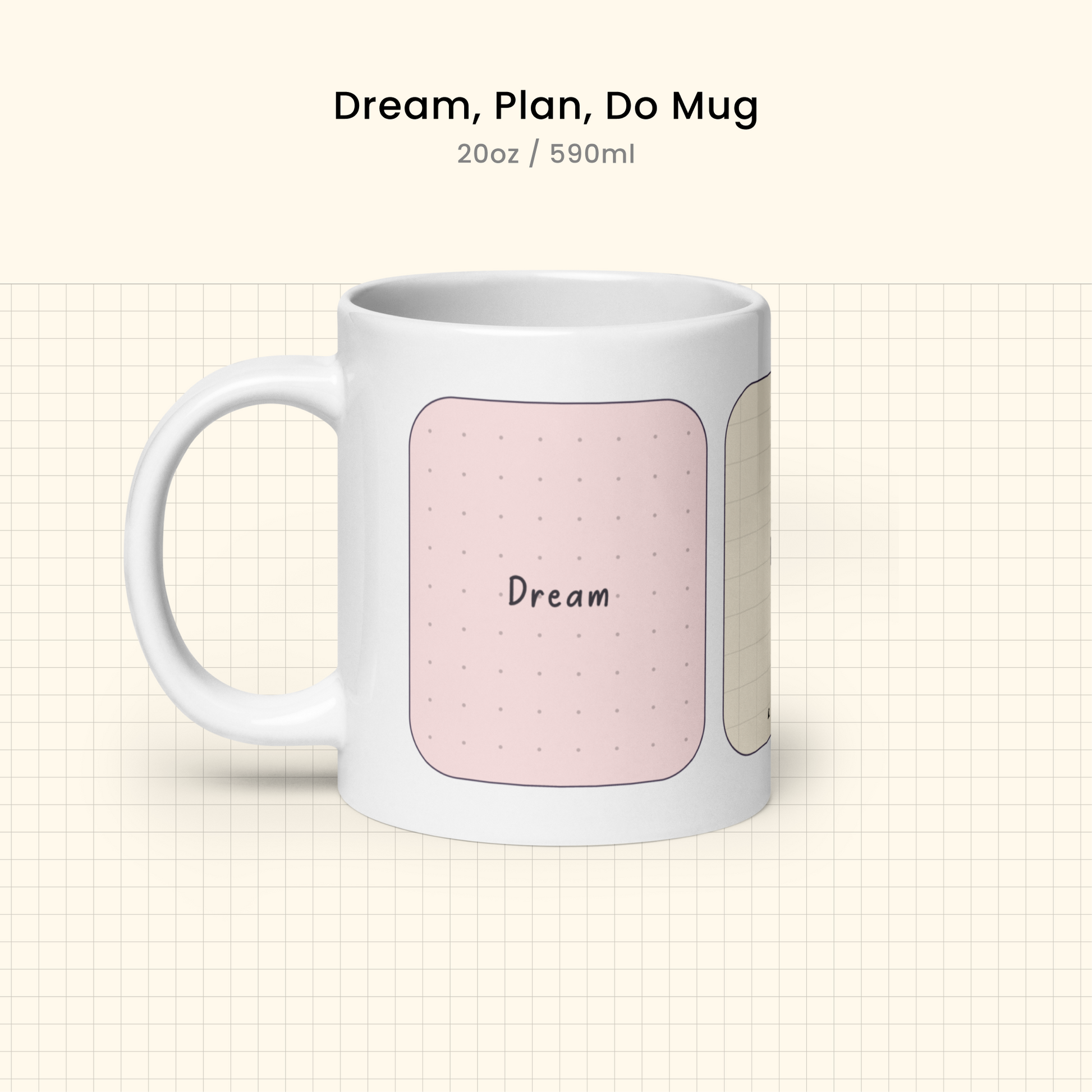 Dream, Plan, Do Mug - Cards Palace