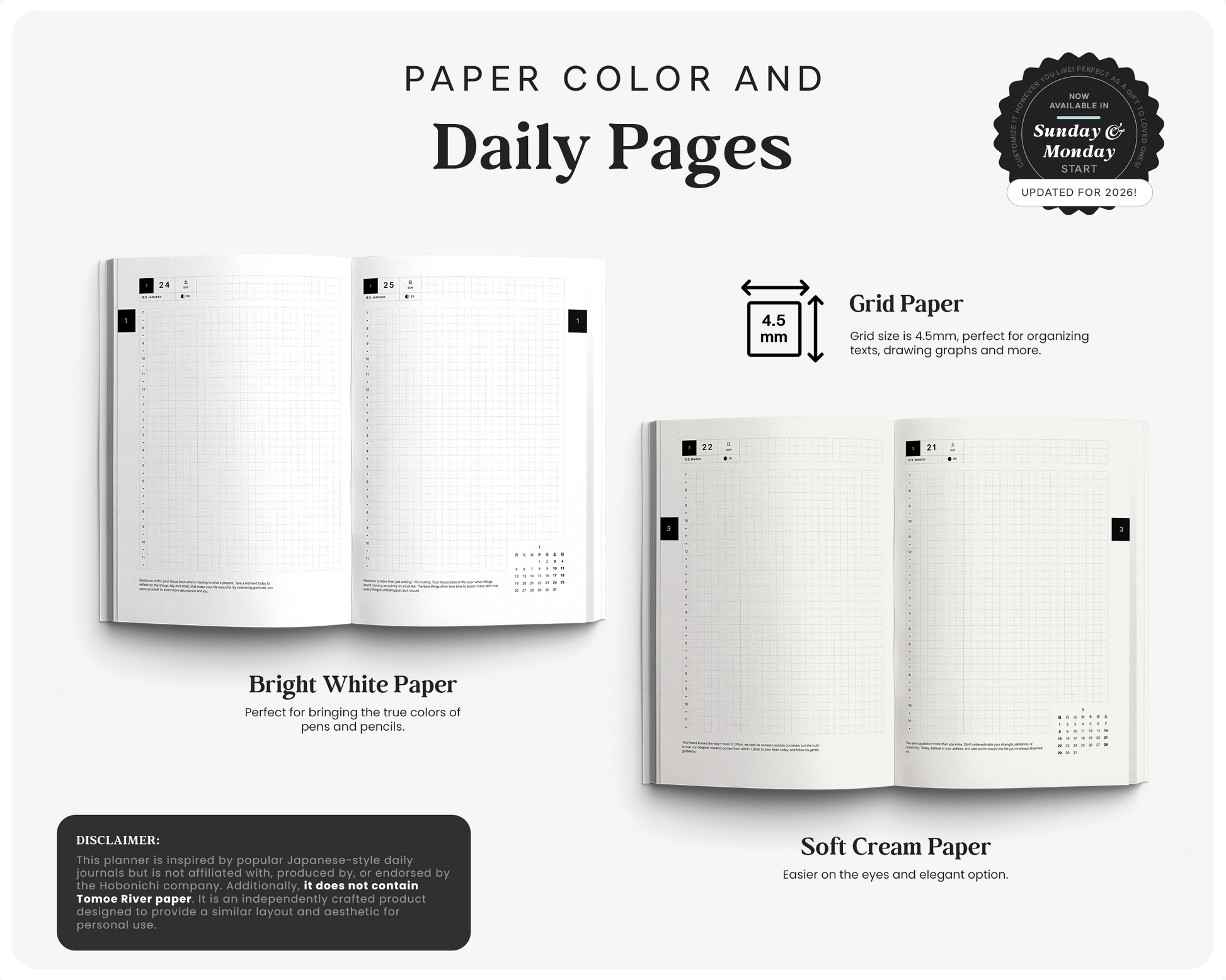 Novonichi A5 Personalized Planner 2026 - Cards Palace